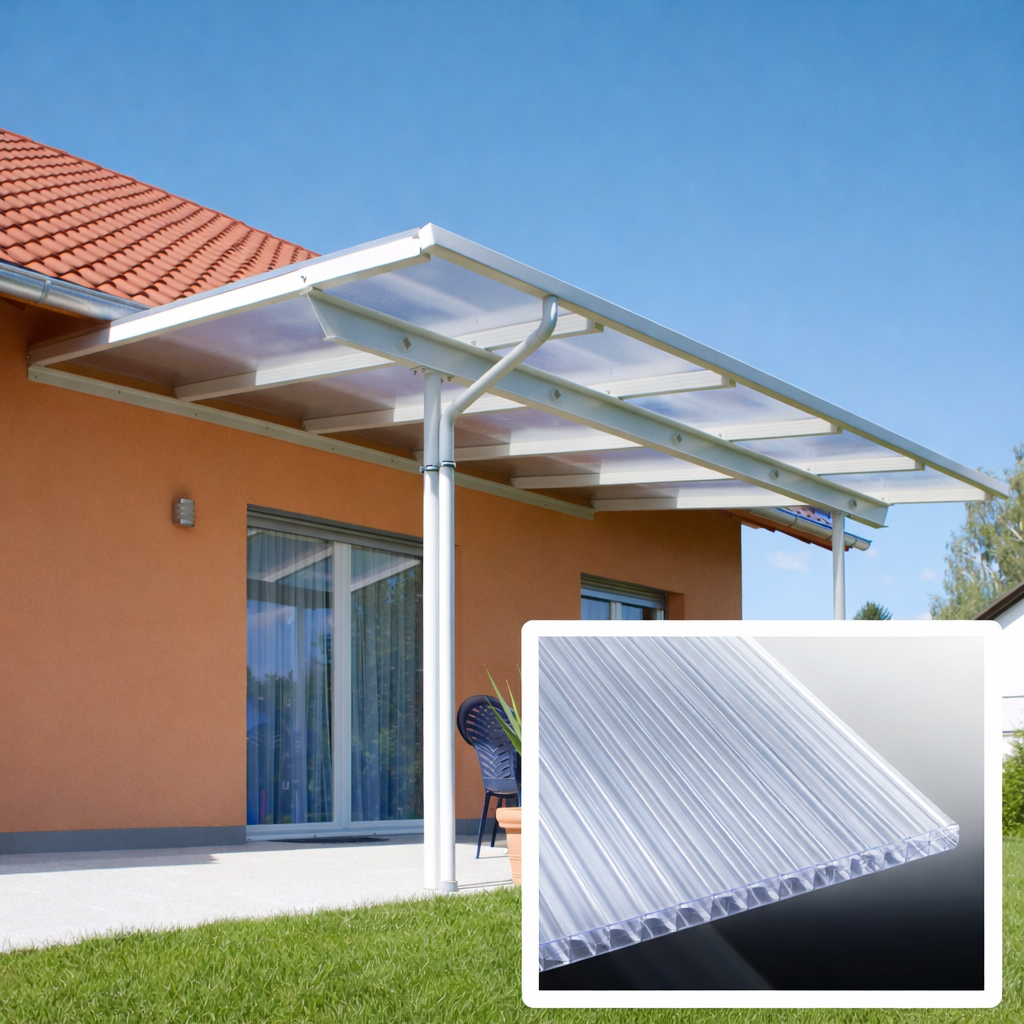 16mm Polycarbonat Stegplatten Set