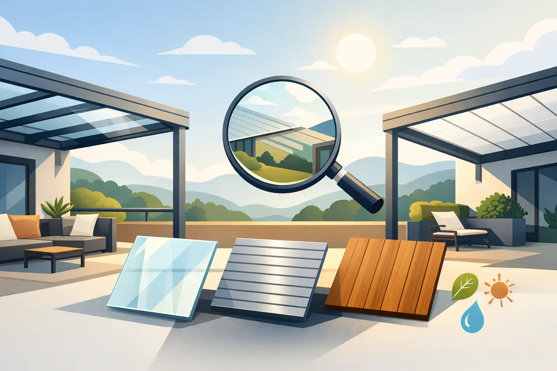 Terrassendach Material Trends 2026 im Check