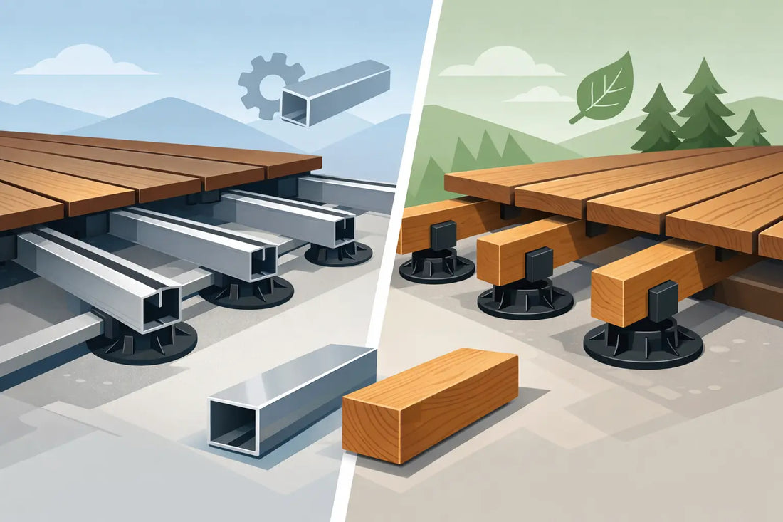 Alu oder Holz Unterkonstruktion: Was passt?