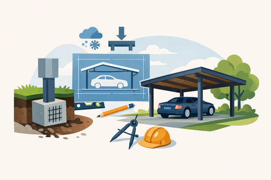 Carport Statik richtig planen: Lasten, Pfosten, Fundamente
