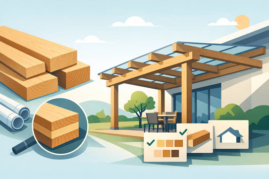 Leimbinder für Terrassenüberdachung richtig wählen