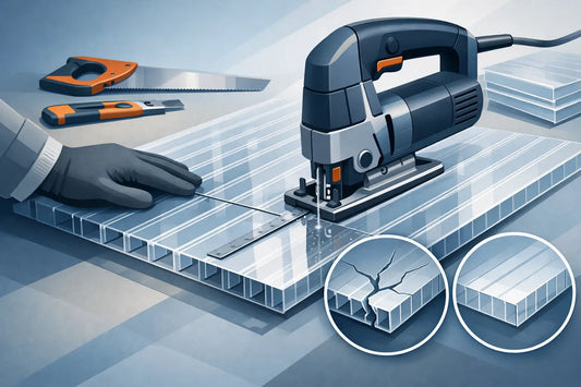 Stegplatten zuschneiden ohne Risse