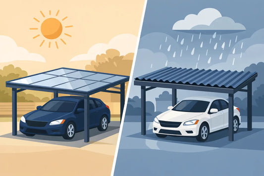 Stegplatten oder Wellplatten fürs Carport?