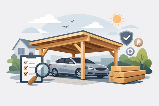 Brettschichtholz Carport kaufen - worauf achten?