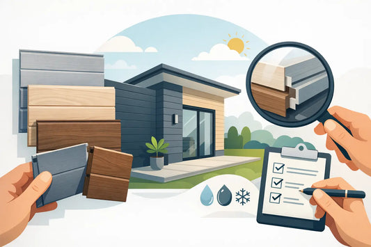 Kunststoffpaneele Wandverkleidung außen im Check