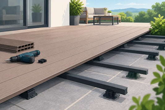WPC Terrasse auf Altbelag richtig verlegen