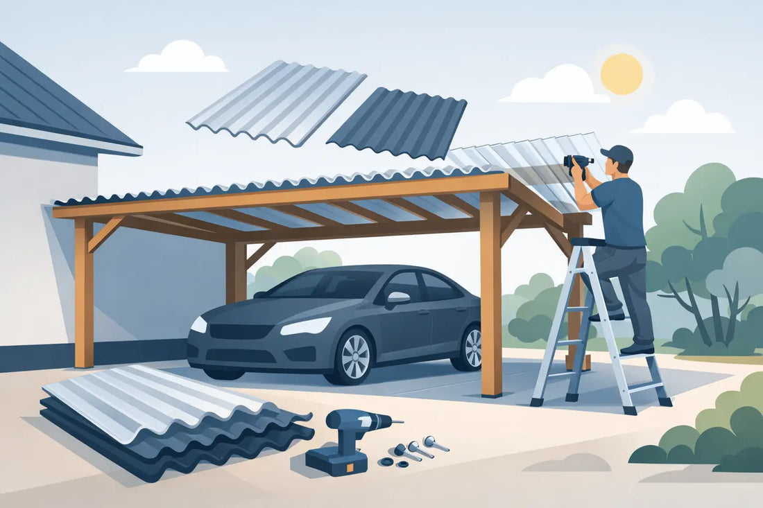 Carport Dach Wellplatten kaufen leicht gemacht