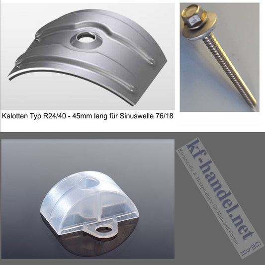 Kalotten für Wellplatten richtig wählen