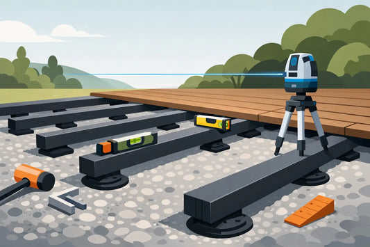 WPC Unterkonstruktion selbst ausrichten