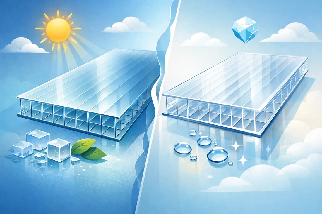 Polycarbonat oder Acrylglas Stegplatten?
