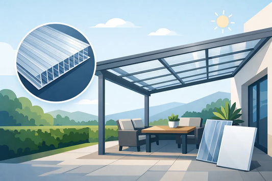 Doppelstegplatten für Terrassendach auswählen