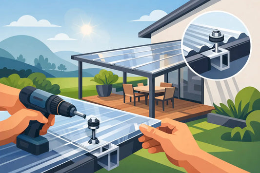 Stegplatten Terrasse richtig montieren