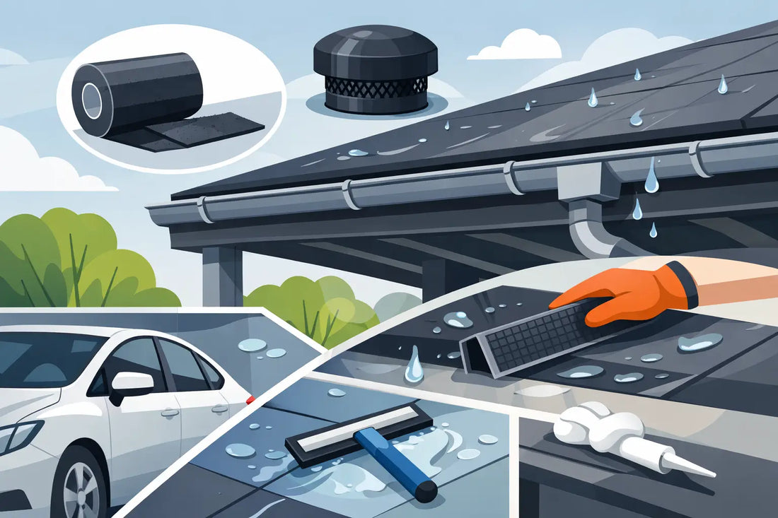 Carport Zubehör für ein dichtes, sauberes Dach