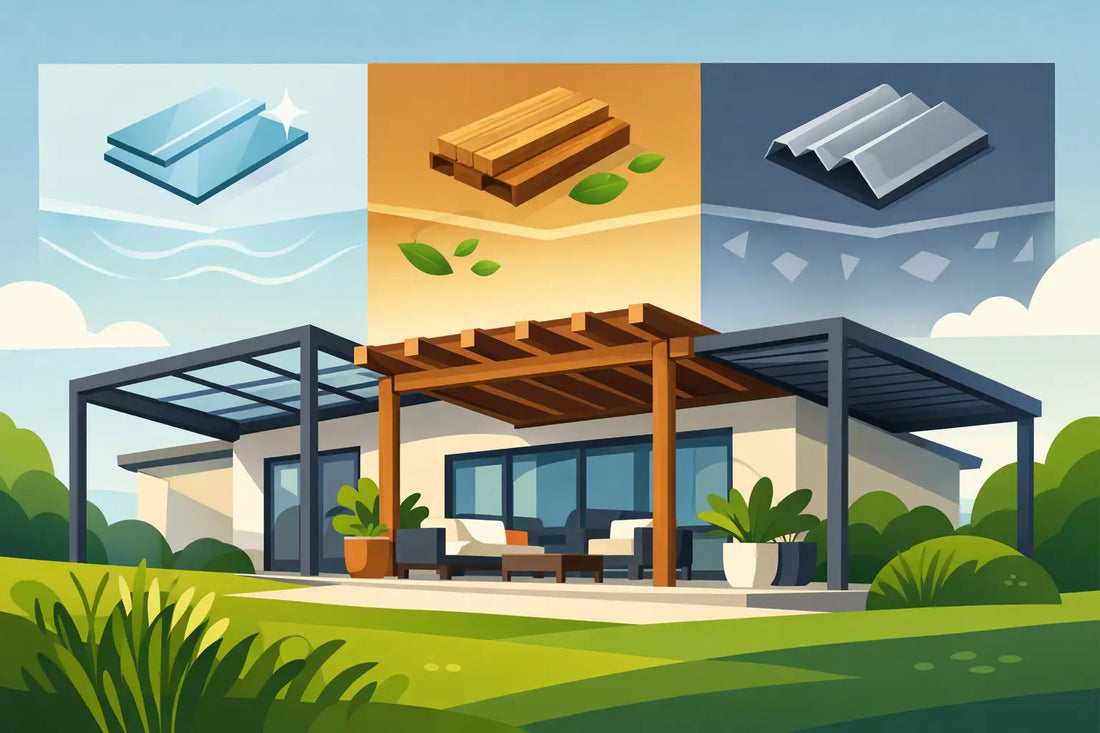Trends bei Terrassenüberdachung Materialien
