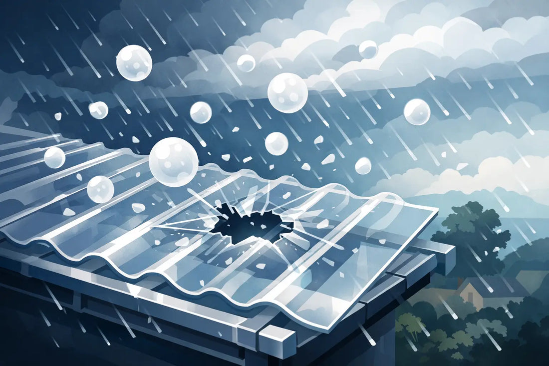 Acrylglas Lichtplatten Erfahrungen bei Hagel