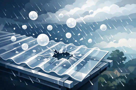 Acrylglas Lichtplatten Erfahrungen bei Hagel
