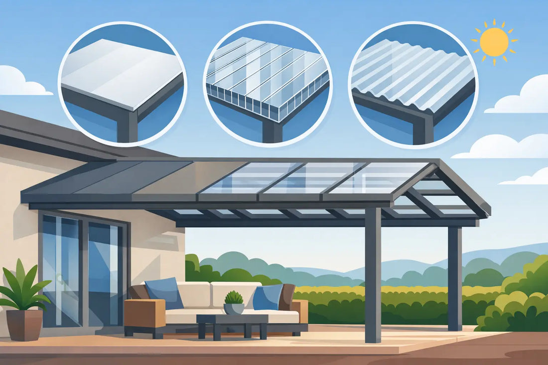 Welche Stegplatten fürs Terrassendach?