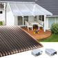 kf-handel.net GmbH-16mm Stegplatten Komplettset Polycarbonat 3-fach bronce - Alu-Gummi-Profil-Stegplatten Komplettset PC bronce-Stegplatten-Guenstig.de