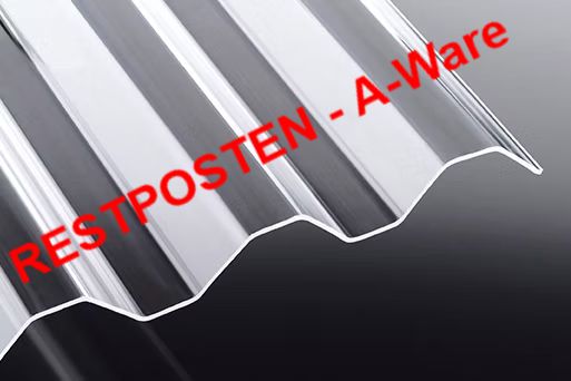 1,8mm ACRYLGLAS-Wellplatten 76/18 TRAPEZ - KLAR - beidseitig glatt