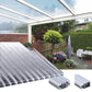 kf-handel.net GmbH-16mm Stegplatten Komplettset Polycarbonat Breitkammer klar - Alu-Alu-Profil-Stegplatten Komplettset PC klar-Stegplatten-Guenstig.de