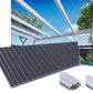 kf-handel.net GmbH-16mm Stegplatten Komplettset Polycarbonat Breitkammer graphit - Alu-Alu-Profil-Stegplatten Komplettset PC graphit/anthrazit-Stegplatten-Guenstig.de