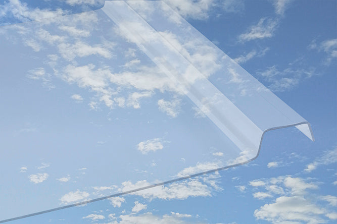 SUNNYLUX® EZ-Glaze Trapezplatten klar 3mm Polycarbonat