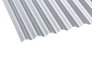 3mm ACRYLGLAS-Wellplatten 76/18 SINUS - KLAR - C-Struktur