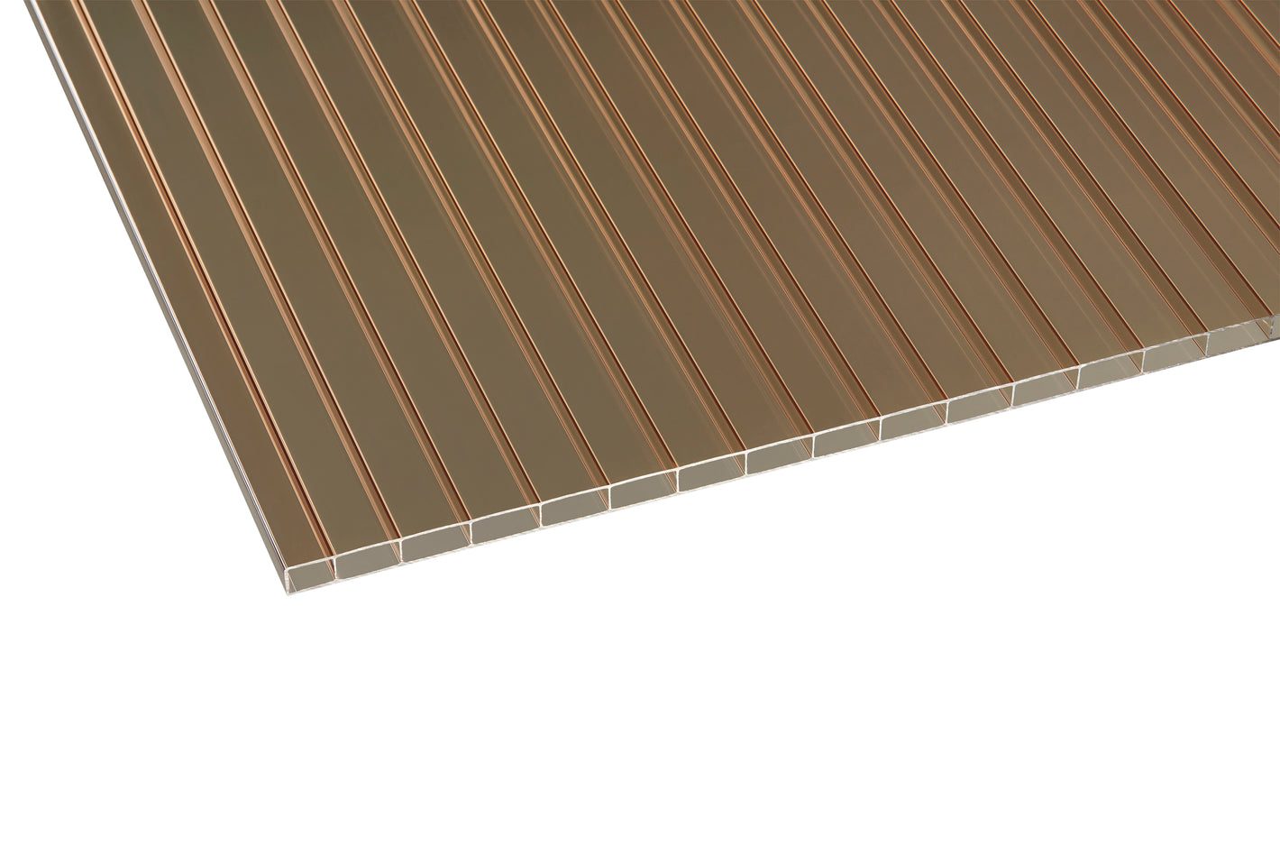 16mm Stegdoppelplatten SDP16 16/32mm bronze Acrylglas