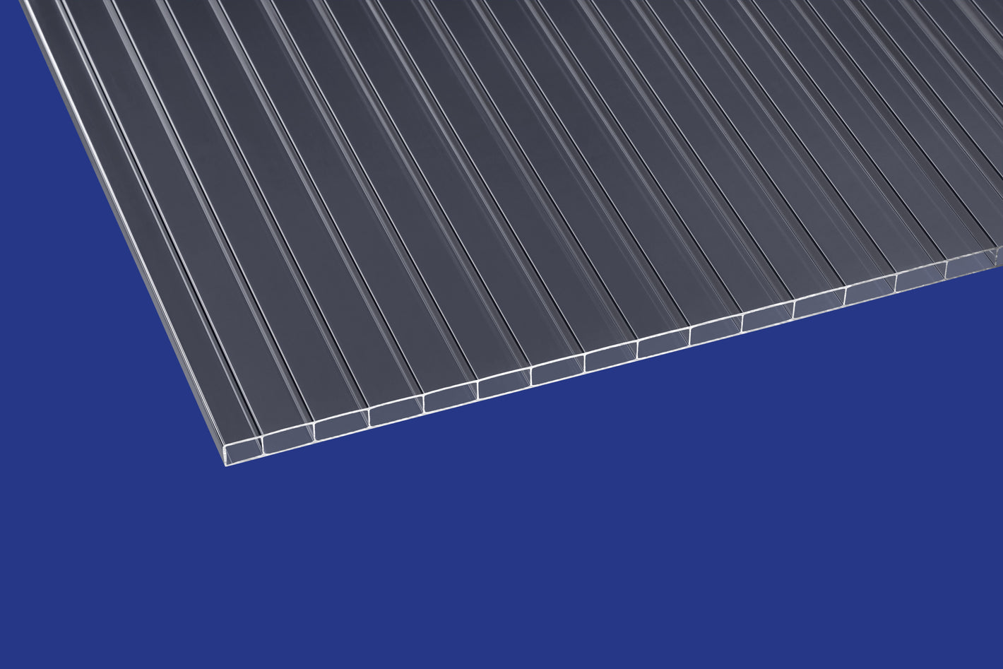 16mm Stegdoppelplatten graphit esthetics Breitkammer Polycarbonat 16/32