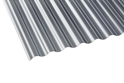 1,4mm Polycarbonat - Lichtplatten Sinuswelle 76/18 anthrazit gerillt