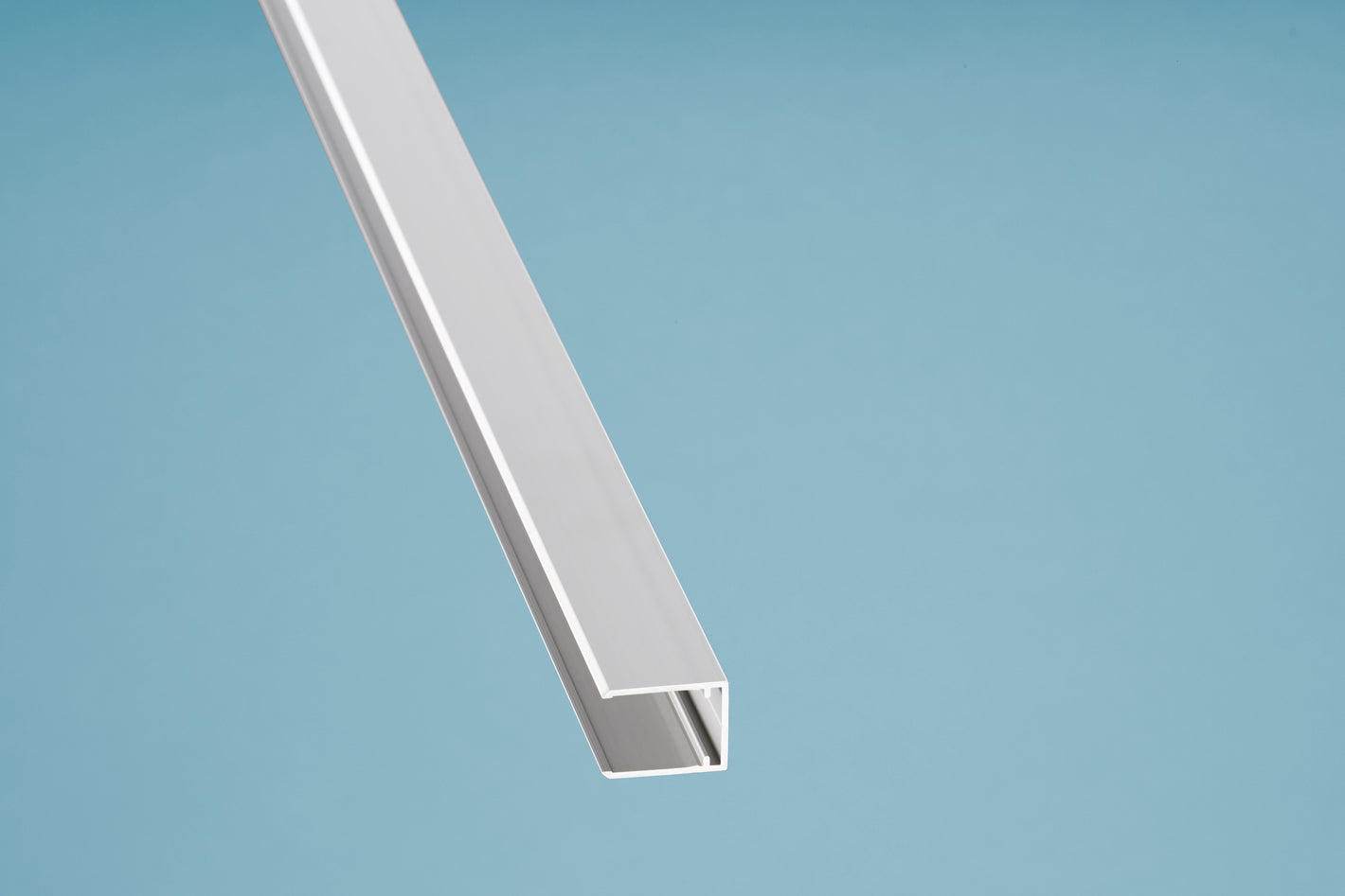 Alu-U-Profil für 16mm Paneele - silber eloxiert