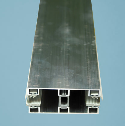 ALU-Glasprofilsystem MITTE A6 für 8mm Glas - Breite 80mm