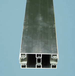 ALU-Glasprofilsystem MITTE A6 für 10mm Glas - Breite 60mm