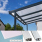kf-handel.net GmbH-16mm Stegplatten Komplettset Polycarbonat IQ-Relax opal-weiß - Alu-Alu-Profil-Stegplatten Komplettset PC opal-weiß-Stegplatten-Guenstig.de