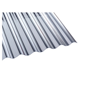 PVC - Lichtplatte Sinuswelle 76/18 - klar - ca. 1,2mm