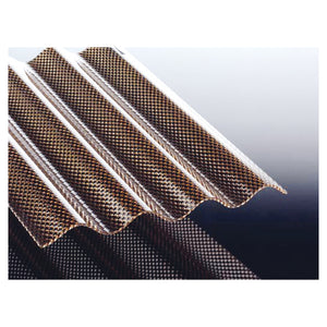 Tetzner-Jentzsch-2,8mm Polycarbonat-Wellplatten 76/18 SINUS - bronce WABE-2,8mm Polycarbonat-Stegplatten-Guenstig.de