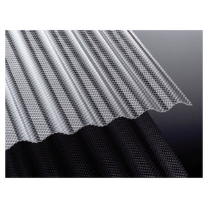 Tetzner-Jentzsch-2,8mm Polycarbonat-Wellplatten 76/18 SINUS - KLAR WABE-2,8mm Polycarbonat-Stegplatten-Guenstig.de