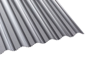 3mm ACRYLGLAS-Wellplatten 76/18 SINUS - KLAR  WABE