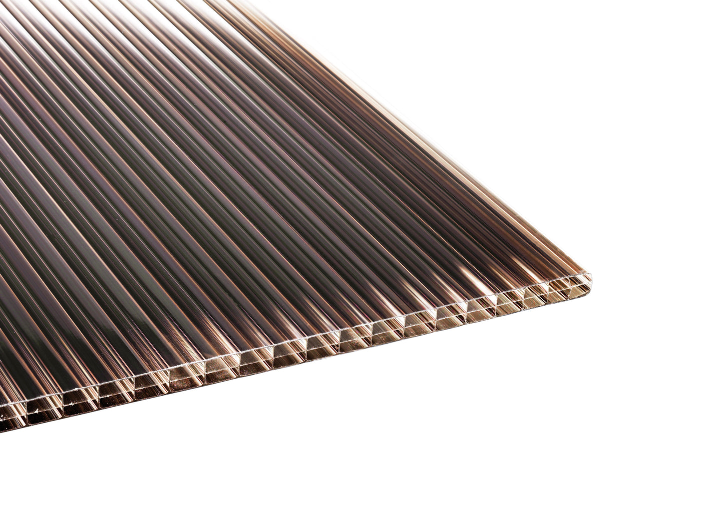 16mm Stegdreifachplatten - bronce - Polycarbonat Typ 16/20 Roofstar longlife