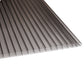 16mm Stegdreifachplatten - anthrazit - Polycarbonat Polyclear
