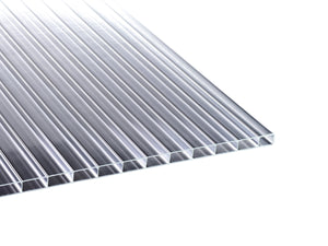 HIGHLUX® Stegplatten 16mm klar - Acrylglas schlagzäh - Typ 16/32 - UV-Schutz