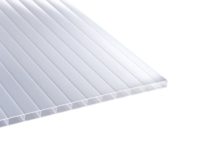 HIGHLUX® Stegplatten 16mm opal-weiß - Acrylglas schlagzäh - Typ 16/32 - UV-Schutz