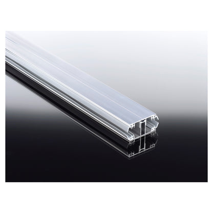 ALU-Komplettsystem 60mm Mittelprofil preßblank für 16mm Platten