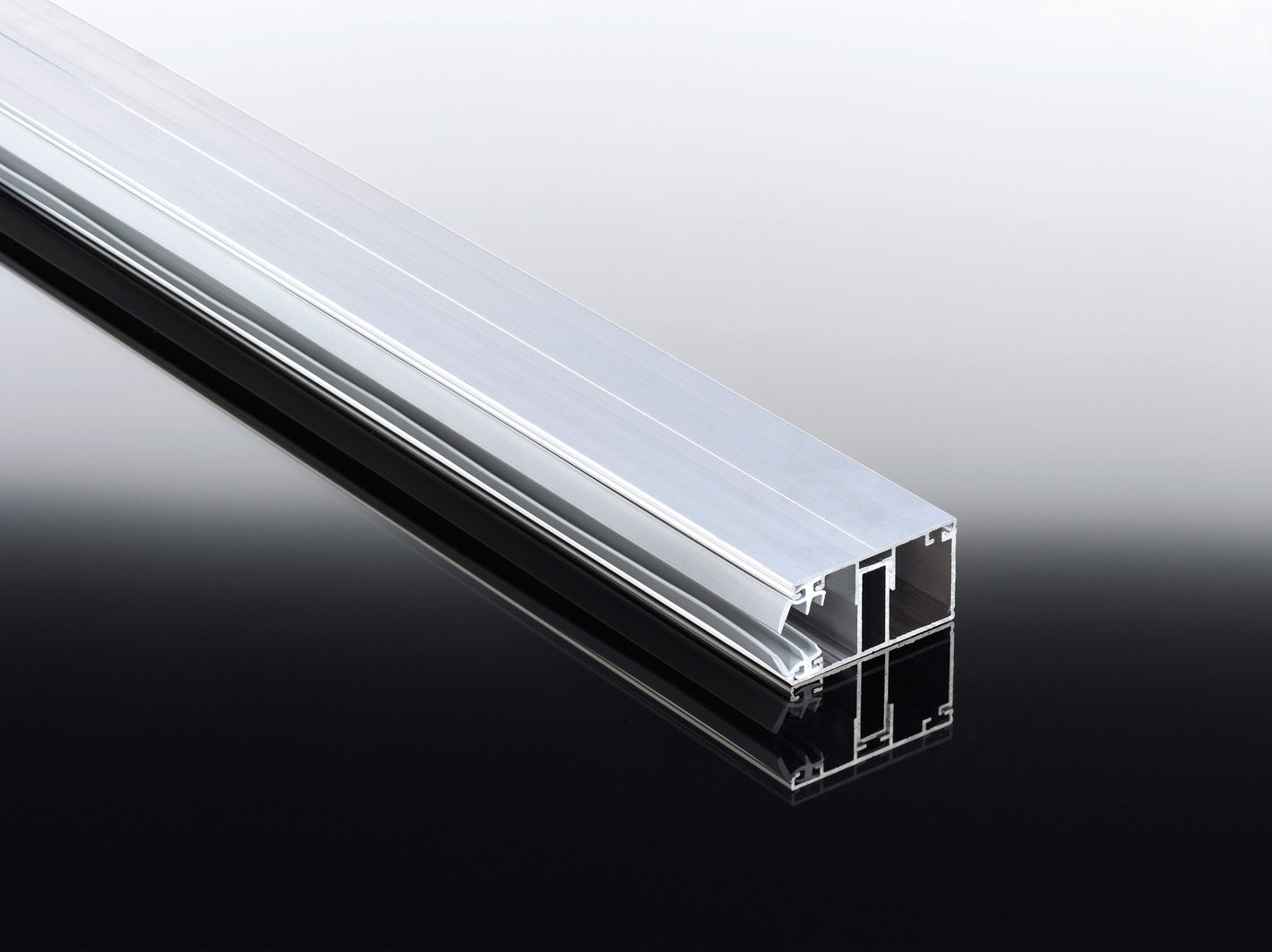 ALU-Komplettsystem 60mm Randprofil preßblank für 16mm Platten