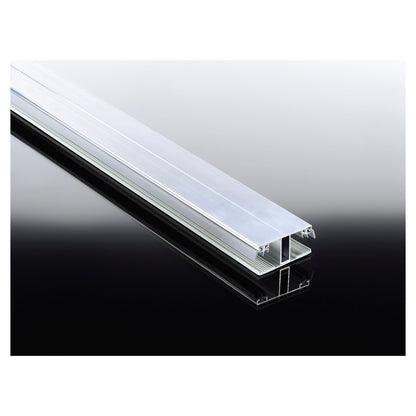 ALU-Deckprofil Mittelprofil preßblank inkl. Auflagegummi