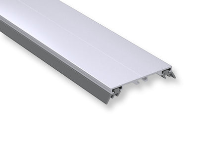 ALU-Universalprofil 60mm Breite OHNE Mittelsteg preßblank