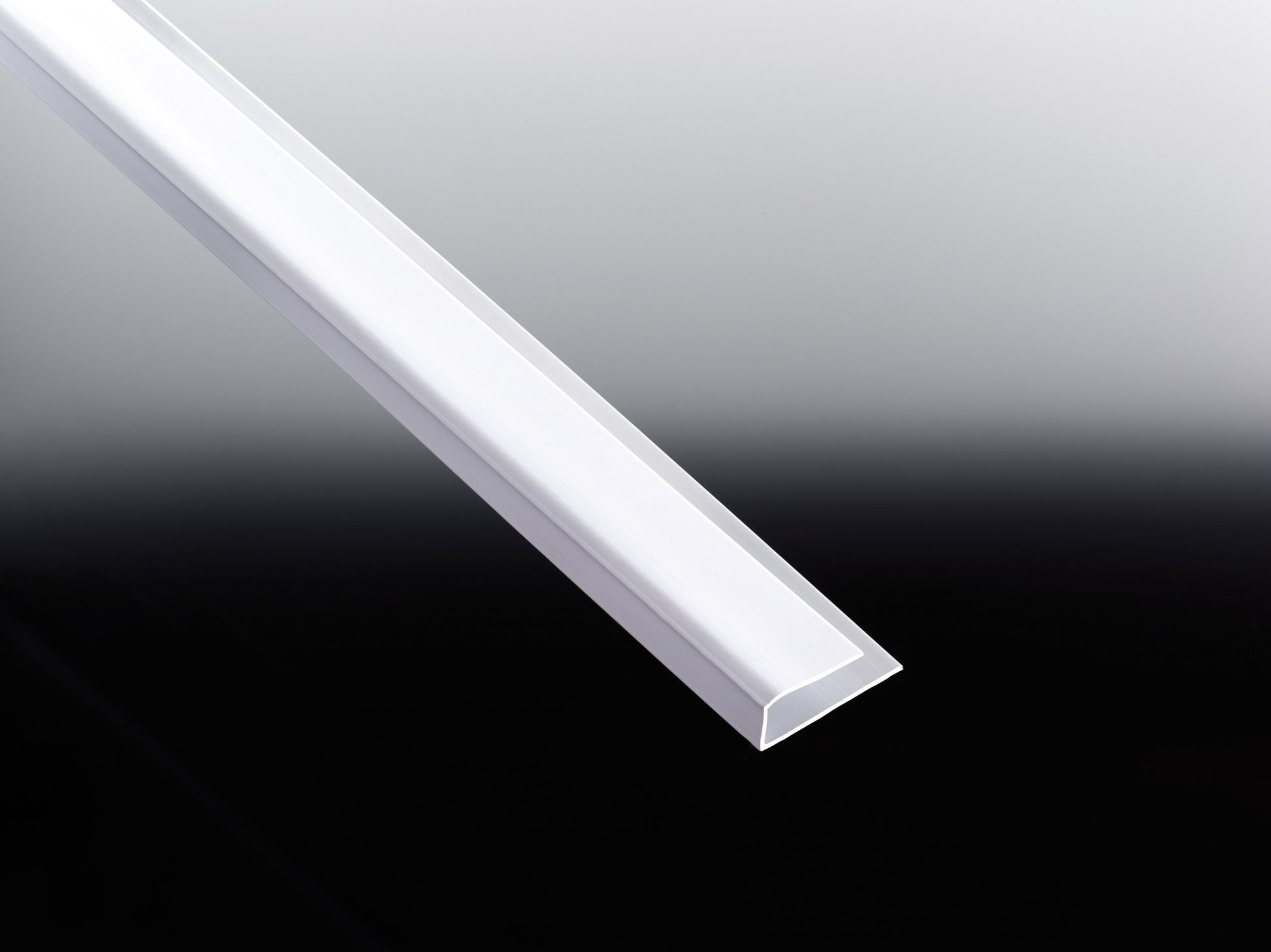 Tetzner-Jentzsch-U-Abschlußprofil Farbe: WEISS Länge: 3000 mm für TJ100-Profile PVC-Paneele-Stegplatten-Guenstig.de