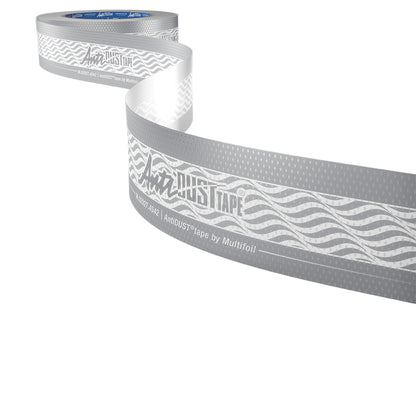 Kantenabschlußband 6,5lfdm/Rolle Stegplatten AntiDUST® - mit Membranen AD4542 - 42mm Breite