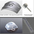 kf-handel.net GmbH-Kalotten - Abstandhalter - 4,5x55mm Spenglerschrauben - SET - Welle 76/18 (je 100 Stück)-Befestigungssets Sinus-Stegplatten-Guenstig.de