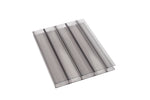 kf-handel.net GmbH-16mm Stegplatten Komplettset Marlon® Premium GRAPHIT Alu-Alu-Profil-Stegplatten Komplettset PC graphit/anthrazit-Stegplatten-Guenstig.de